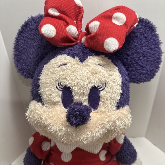 Disney Parks Minnie Mouse Purple Weighted Plush *Missing Weight - Picture 2 of 10